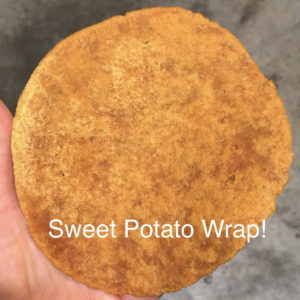 LIMIT- 2 per Family- Sweet Potato Wraps- 3 Pack- Paleo Vegan AIP