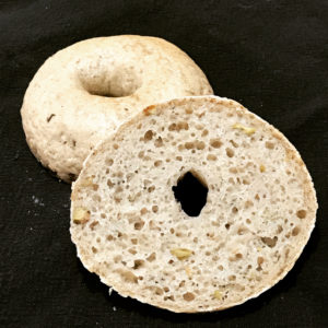 FROZEN___2 Pack- Olive Oregano Rosemary Sourdough Bagel- Frozen/Sliced