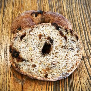 3 Pack- Grain-Free Mushroom Cranberry Leek & Herb Sourdough Bagel- Paleo Vegan AIP