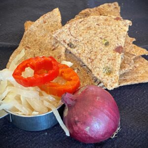 Grain-Free "Vegetable-Jalapeno" Cracker- Paleo Vegan
