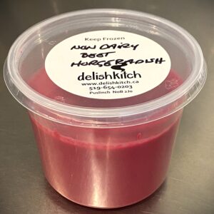 SOUP___Non-Dairy Cream of Roasted Beet and Horseradish Soup- Paleo Vegan