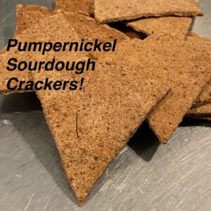 Grain-Free "Pumpernickel Crackers"- Paleo Vegan