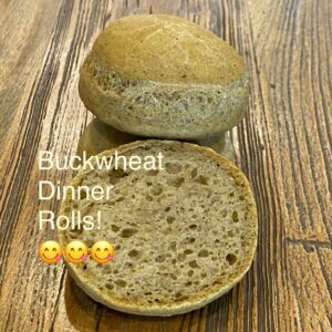 Dinner Rolls with Buckwheat Butternut Squash Sourdough- 3 Pack- Vegan