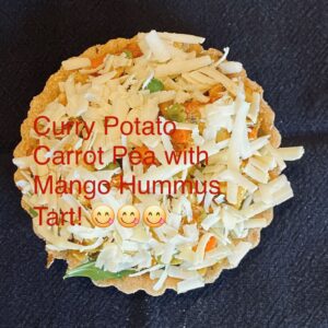 Bake at Home___Dairy "Curry Potato-Mango Hummus" Tart- Grain Free