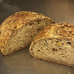 Grain Free "Chestnut-Herb-Onion" Sourdough- Paleo Vegan