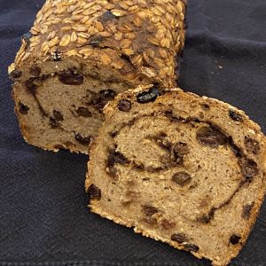 FROZEN___Ontario Grain "Raisin Cinnamon Swirl" Sourdough- Frozen/Sliced
