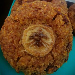 2 Pack- High Protein-Flourless Banana Chocolate Chip Muffin- Paleo