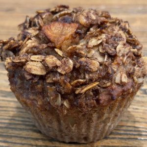 3 Pack- "Overnight Oat"- Protein Apple Raisin Cinnamon Sourdough Muffin- Vegan