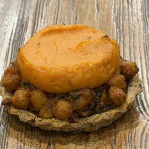 Bake at Home___VEGAN "Channa Masala" Tart with Sweet Potato Mash- Grain Free